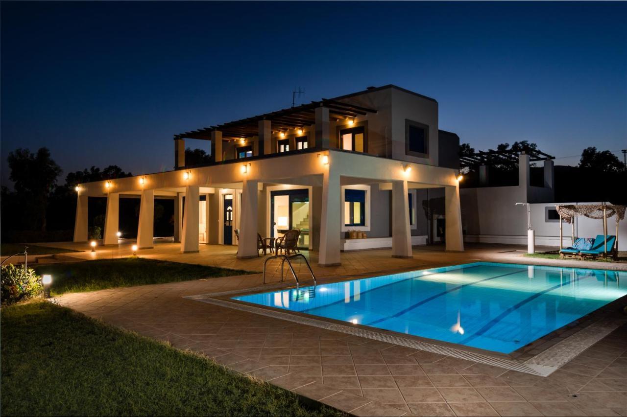 The "Perfect Beach House" Villa ラクハニア エクステリア 写真