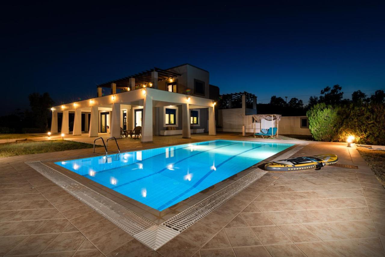 The "Perfect Beach House" Villa ラクハニア エクステリア 写真